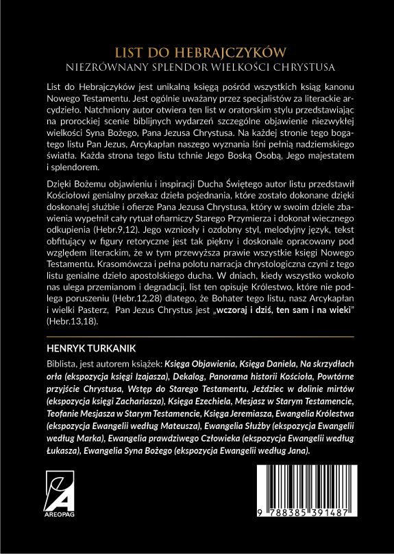 List do Hebrajczyków ISBN 978-83-85391-78-4